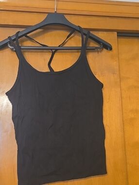 PINK Victoria's Secret Black Strappy Camisole